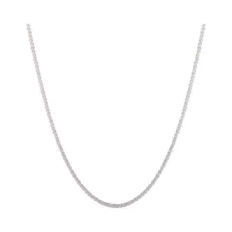 Simple Women's Necklace in 925 Sterling Silver 001