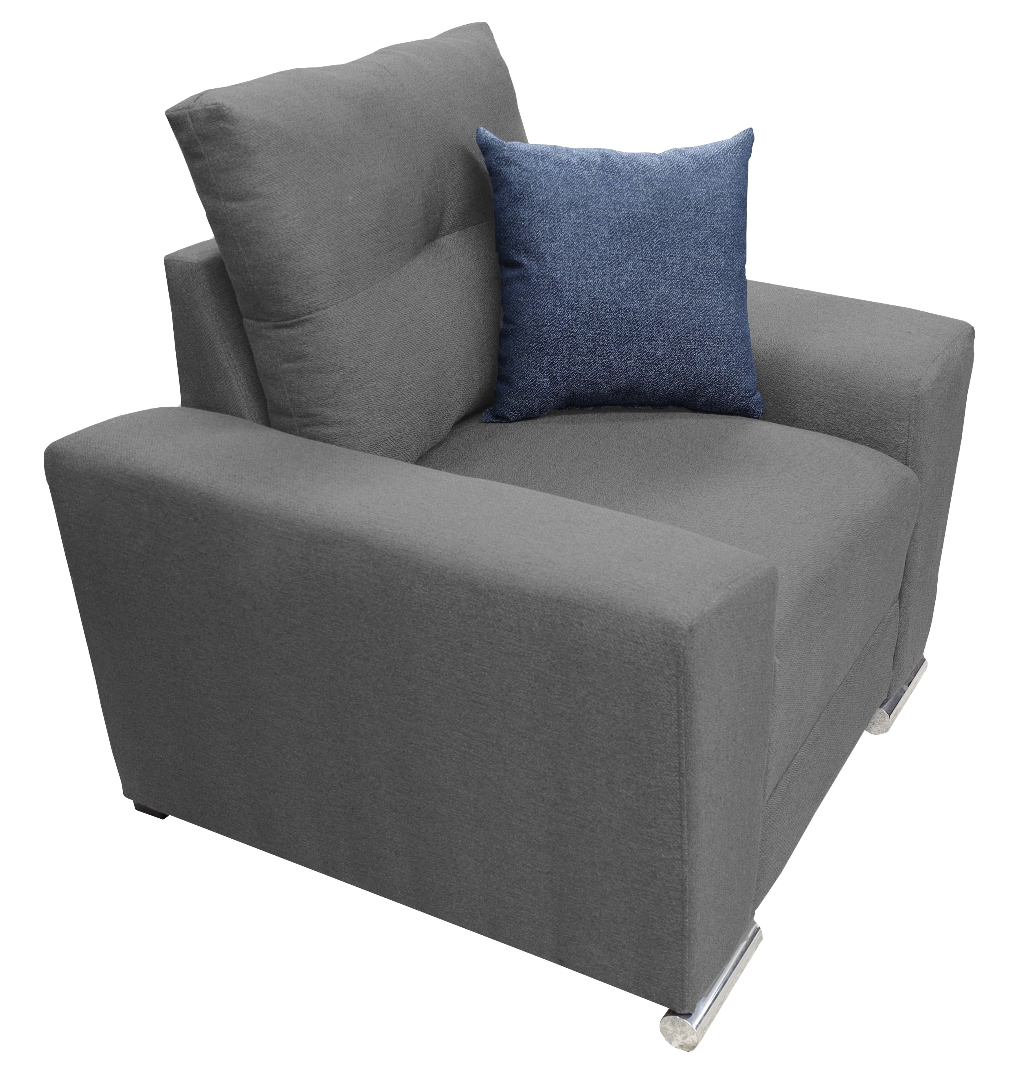 Sala Modular 3-2-1 El Bazar Store Suecia Gris Oxford, Sofa, Love seat y sillon