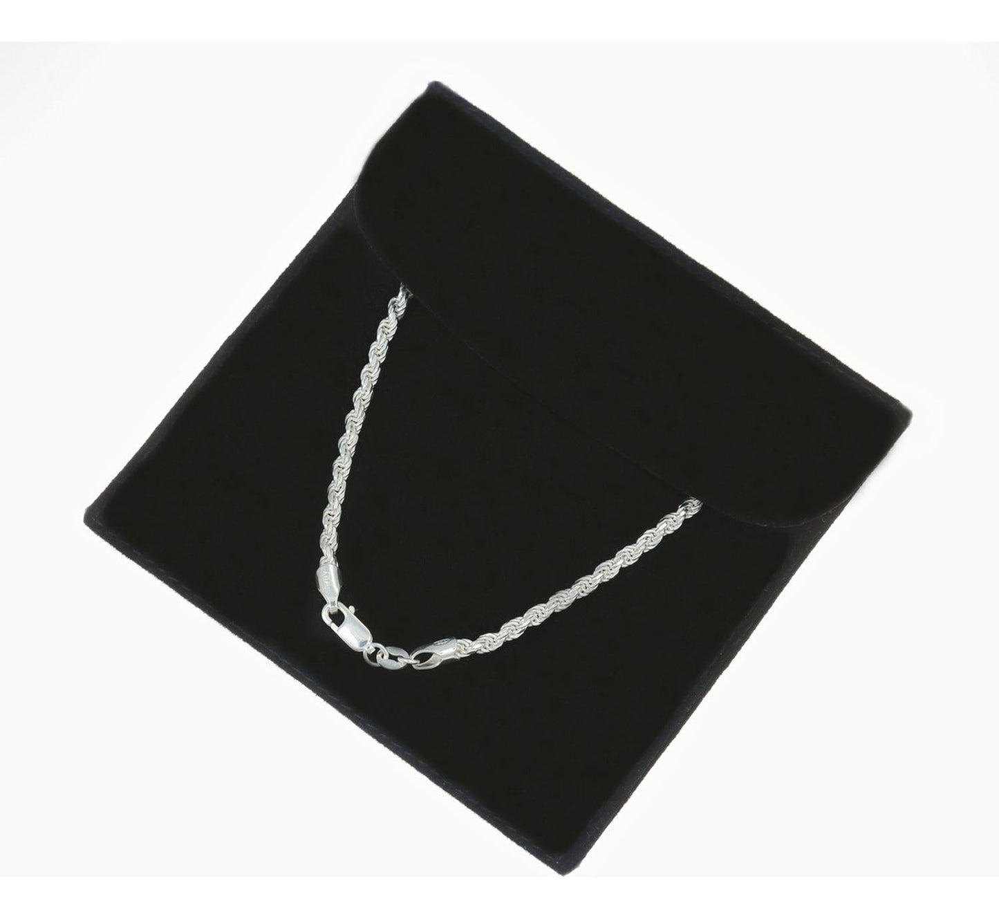 Italian 3x1 Serpentine Bracelet, 10 Carat 2mm, 21.5cm