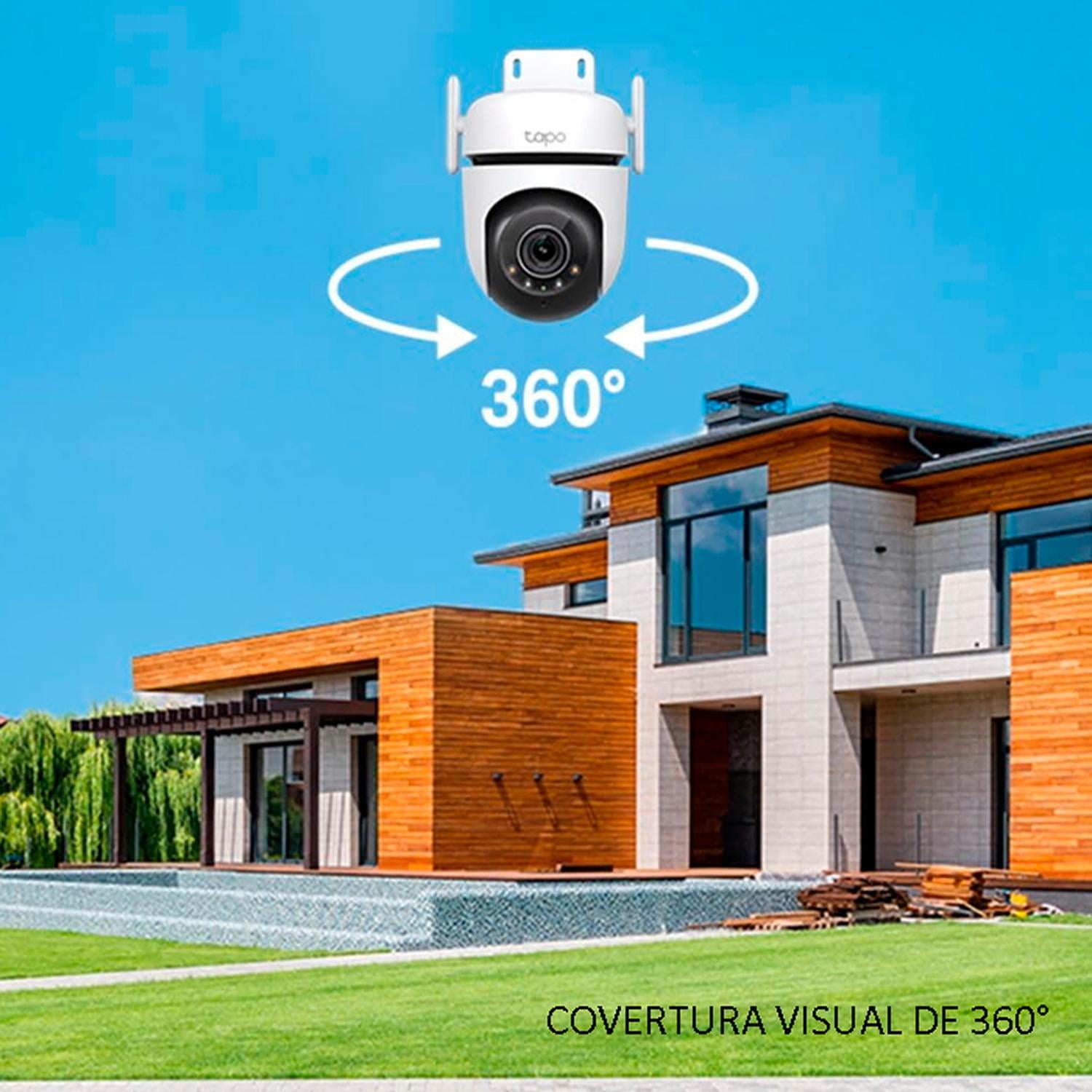 TP-LINK Tapo C520WS 4MP Outdoor WiFi Security Camera 2K QHD 2.4GHz 360 Rotation Night Vision