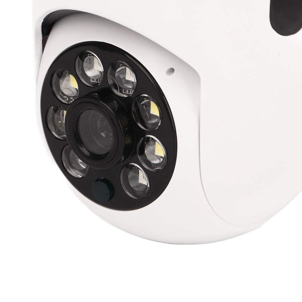 Cámara IP Wifi 1080P Con Bombilla, Intercomunicador Bidireccional Con Luz LED