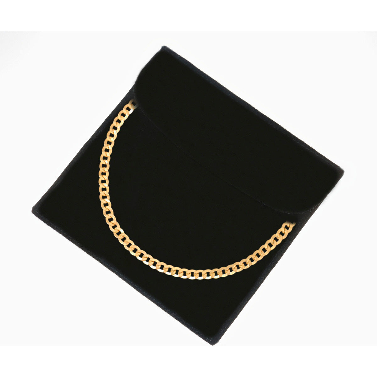 10 Carat Hollow Cuban Italian Bracelet 4.5mm, 18.5 Cm