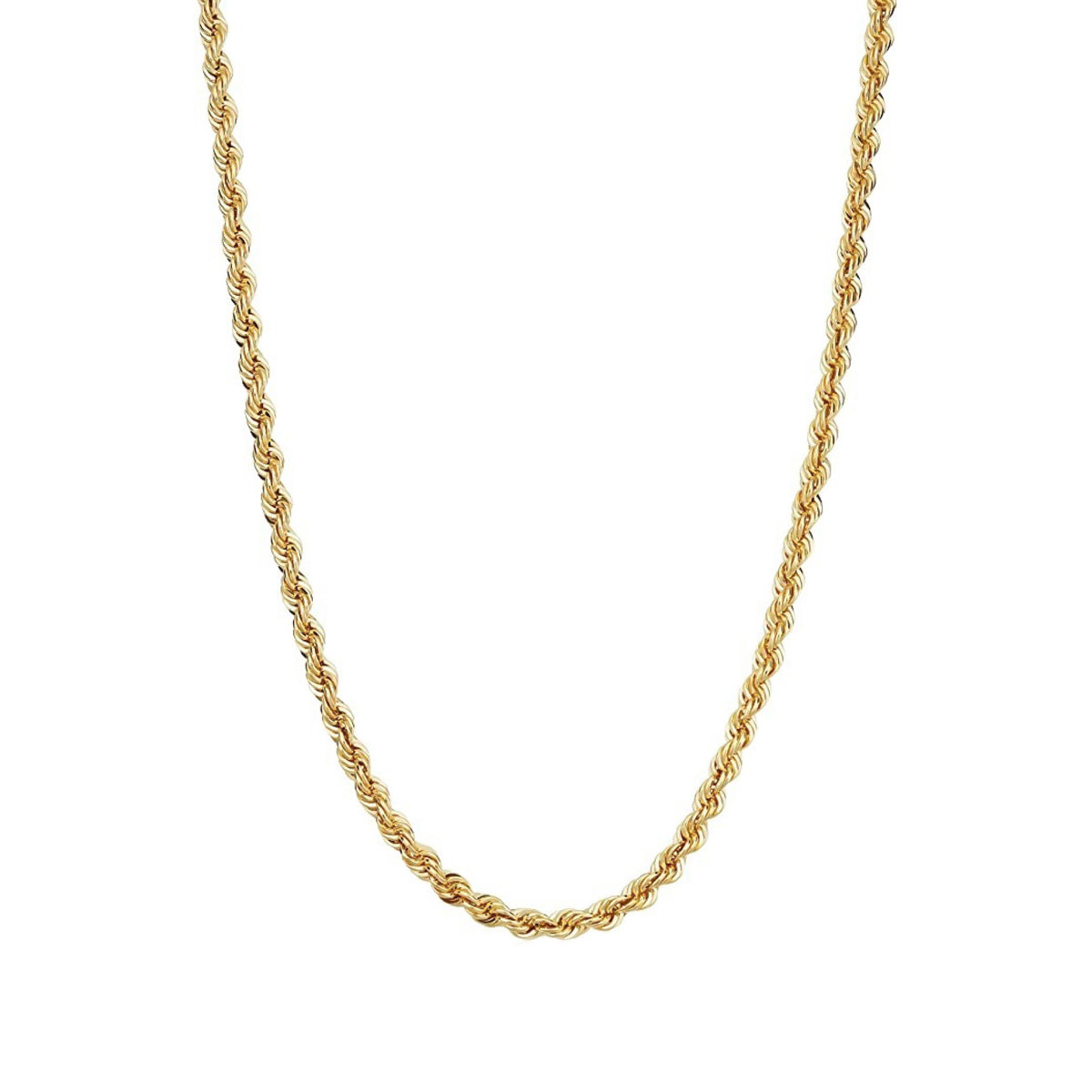 Santa Muerte Necklace in 10k Gold with Onyx Stone 4cm