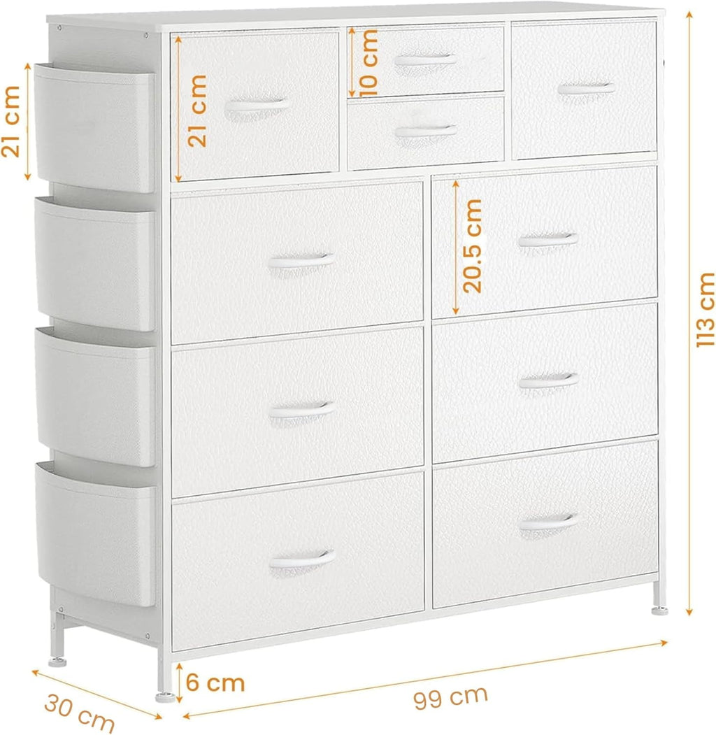 Bedroom Chest of Drawers with 12 Drawers