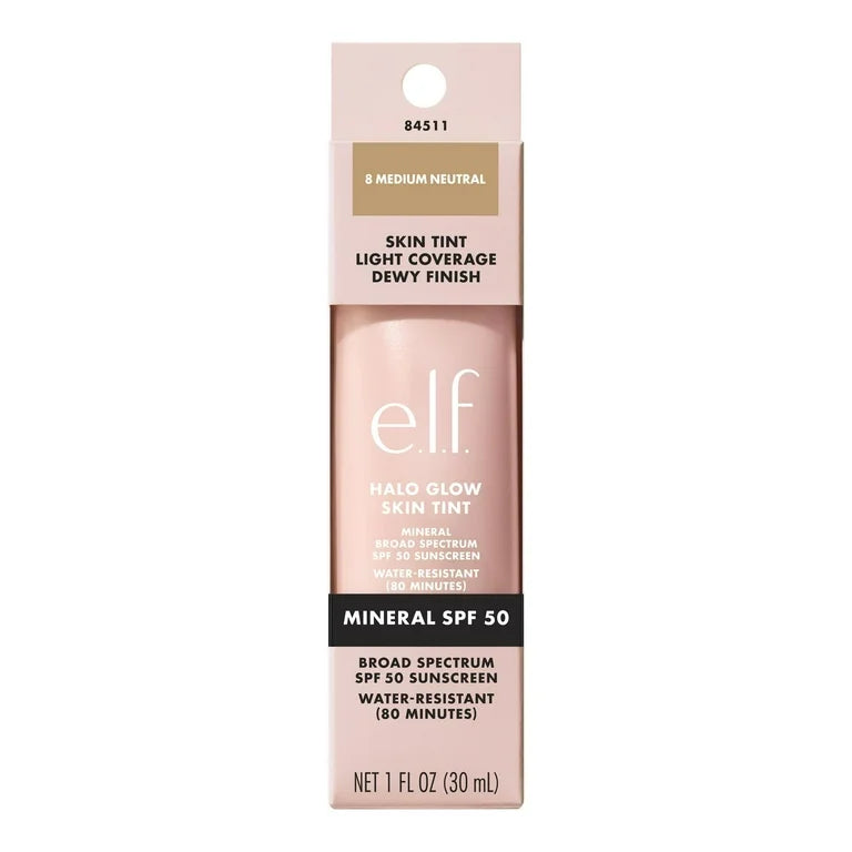 ELF Halo skin tint 8 Medium Neutral