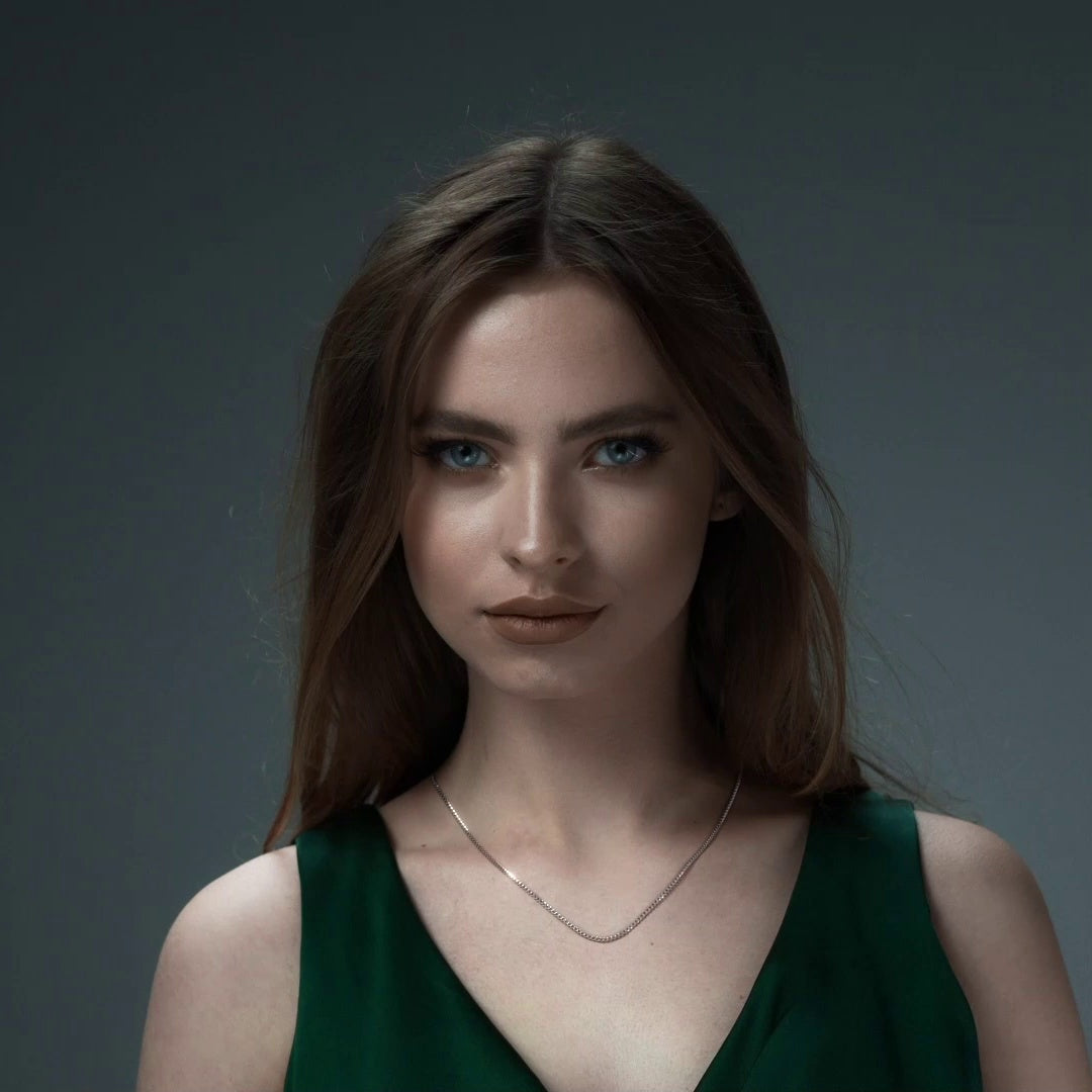 50cm 925 Sterling Silver Curb Chain, 3.8mm Gauge