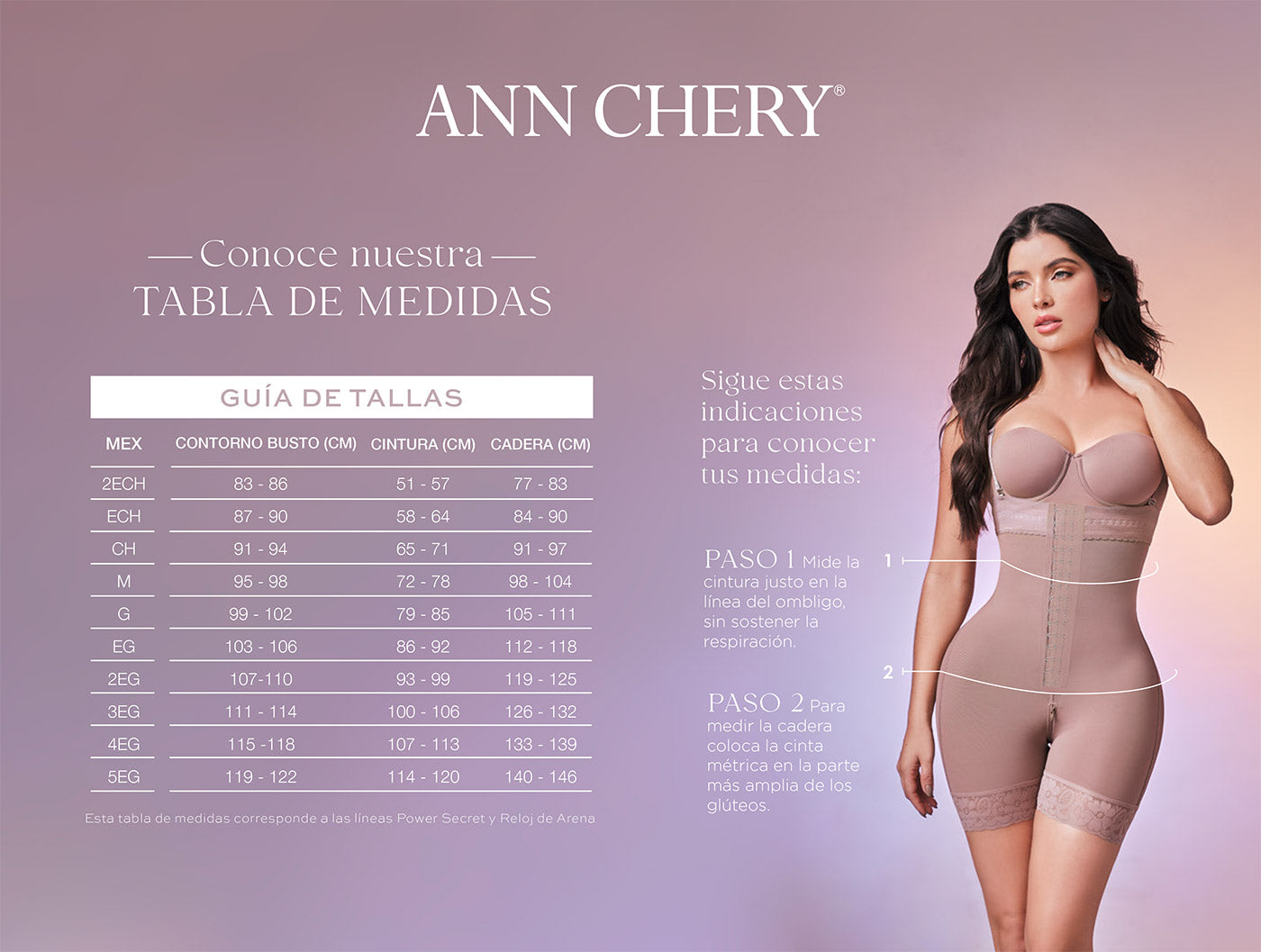 Ann Chery® Women's 3-Clasp Hourglass Waist Cincher 5280