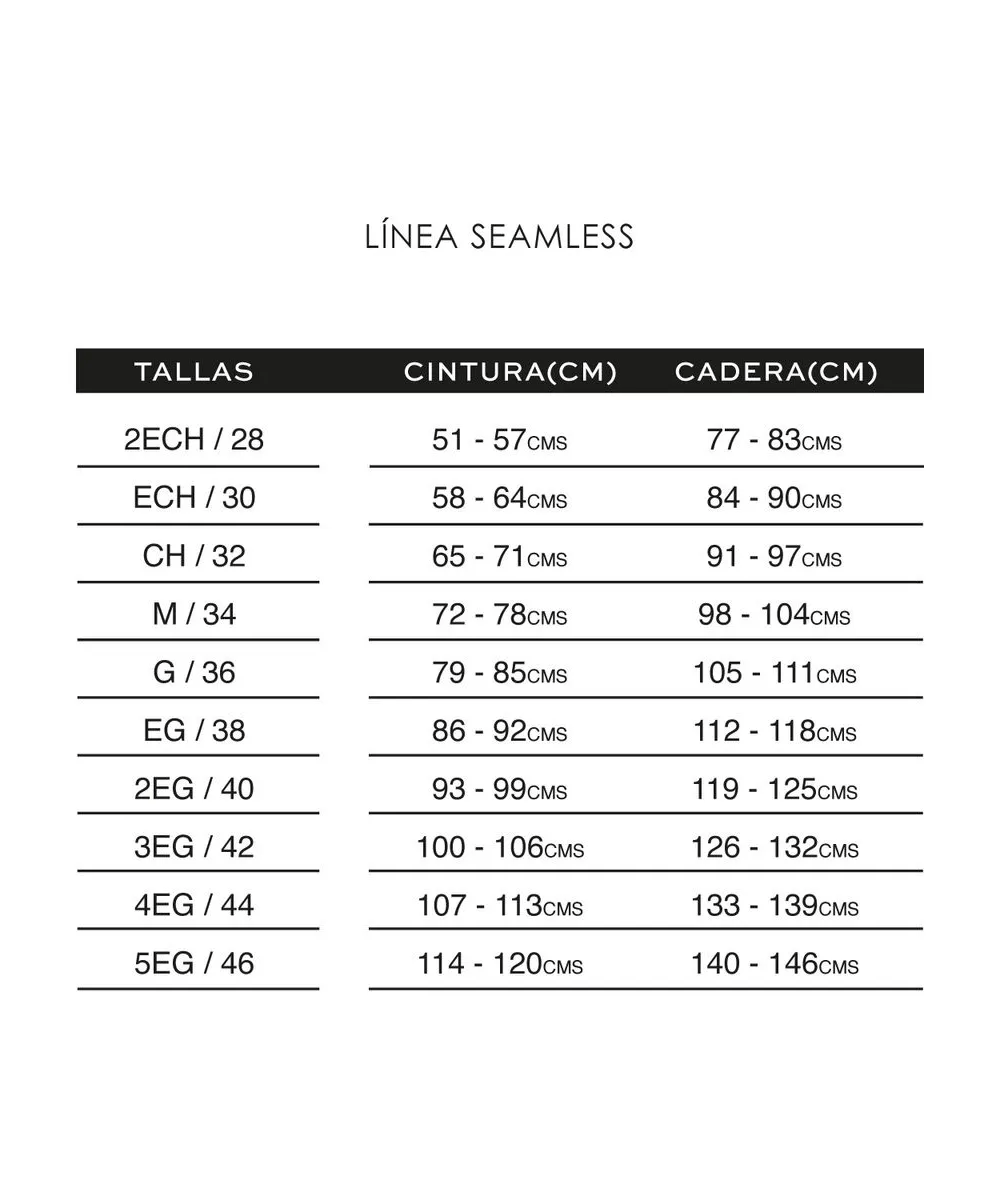 Faja Tipo Body Invisible Sin Costuras Mujer 1597 de Ann Chery®