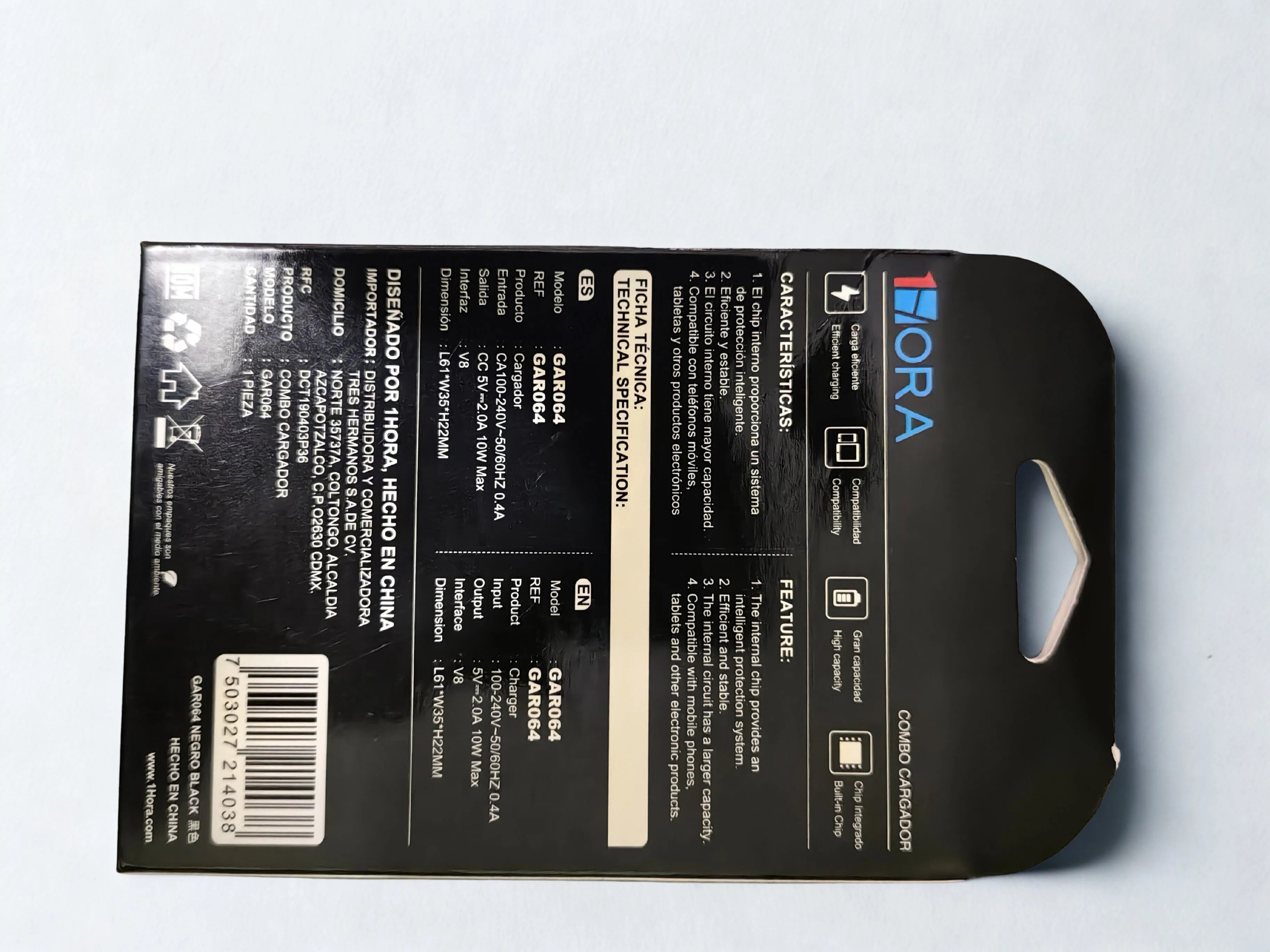 GAR064 - V8 Combo Charger 10W