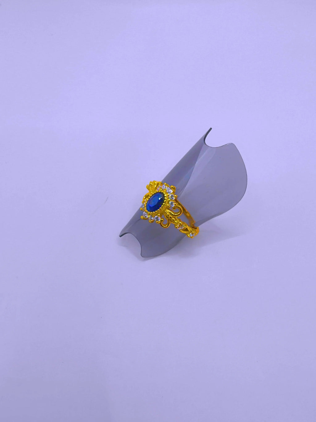 Anillo S925 Ley "Sello Real" Circonita Chapa Oro 12k