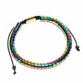 Calenbi Colorful Adjustable Copper Bead Bracelet