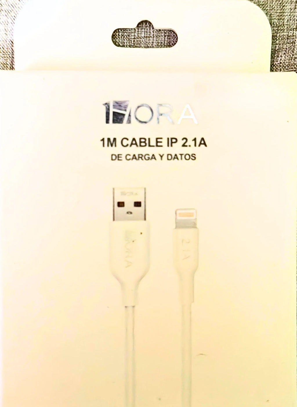 CAB238 - 1M IP 2.1A Charging and Data Cable (1 Hour)