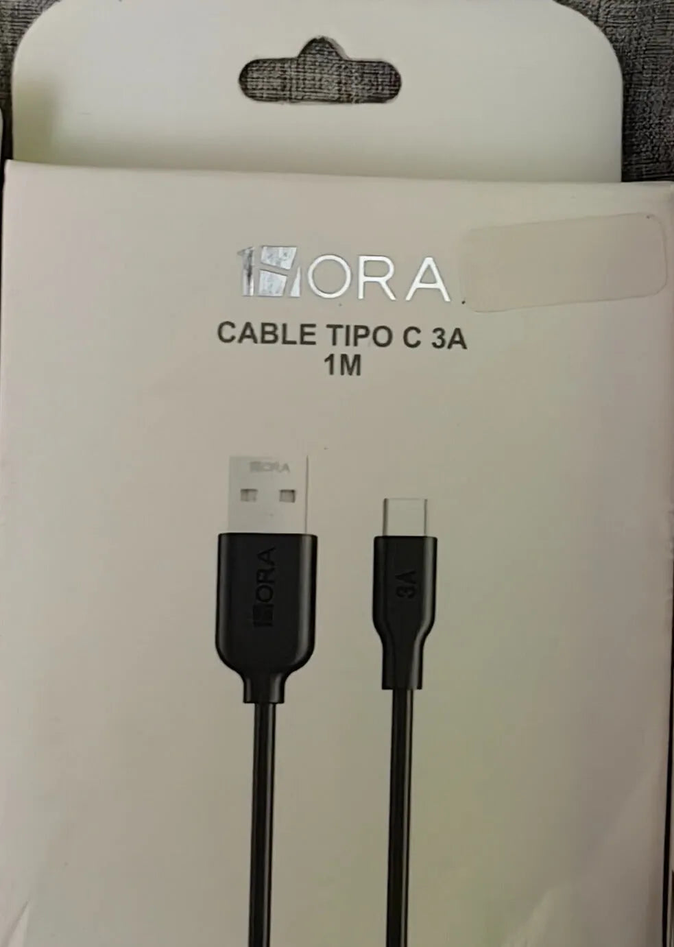 CAB251 - Type "C" and "A" Cable 3A 1 Meter 1 Hour