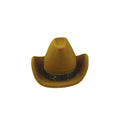 Small Jewelry Box Brown Ring Cowboy Hat Calenbi