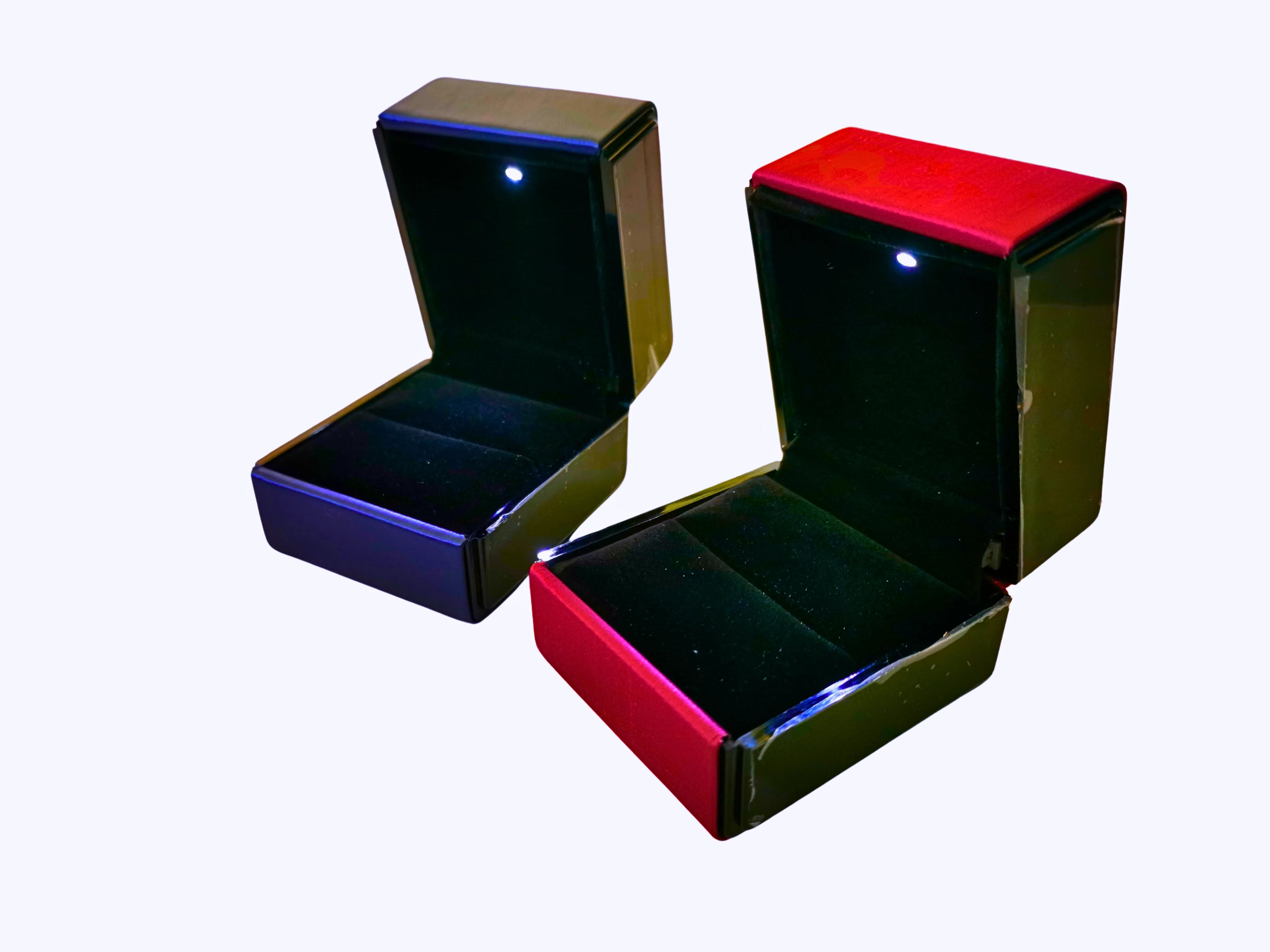 Small Jewelry Box Ring LED Light Calenbi