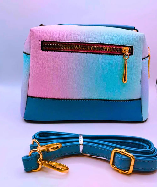 Calenbi Small Shoulder Bag, Multicolor Blue