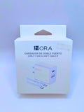 GAR163 - 20W Dual Port USB "A" &amp; USB "C" Charger + IP Cable