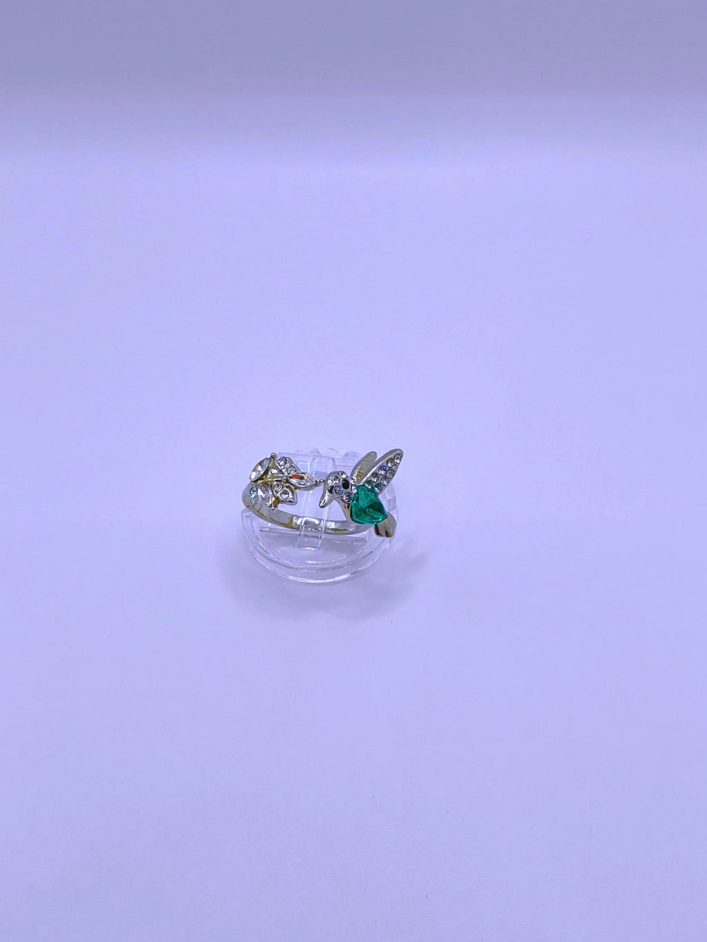 Calenbi Adjustable Hummingbird Zinc Alloy Ring