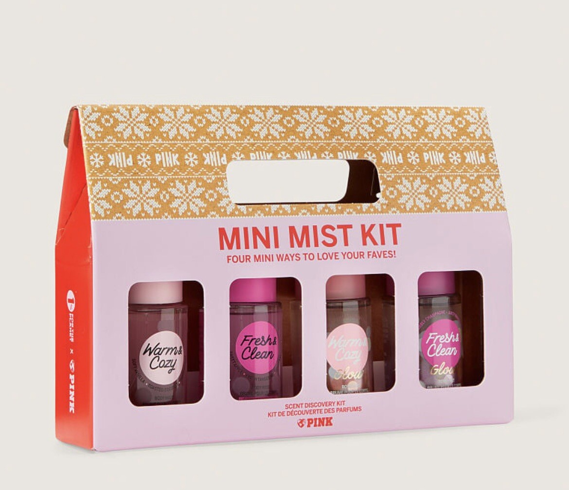 PINK Mini Mist Kit 4x75ML Body Mist