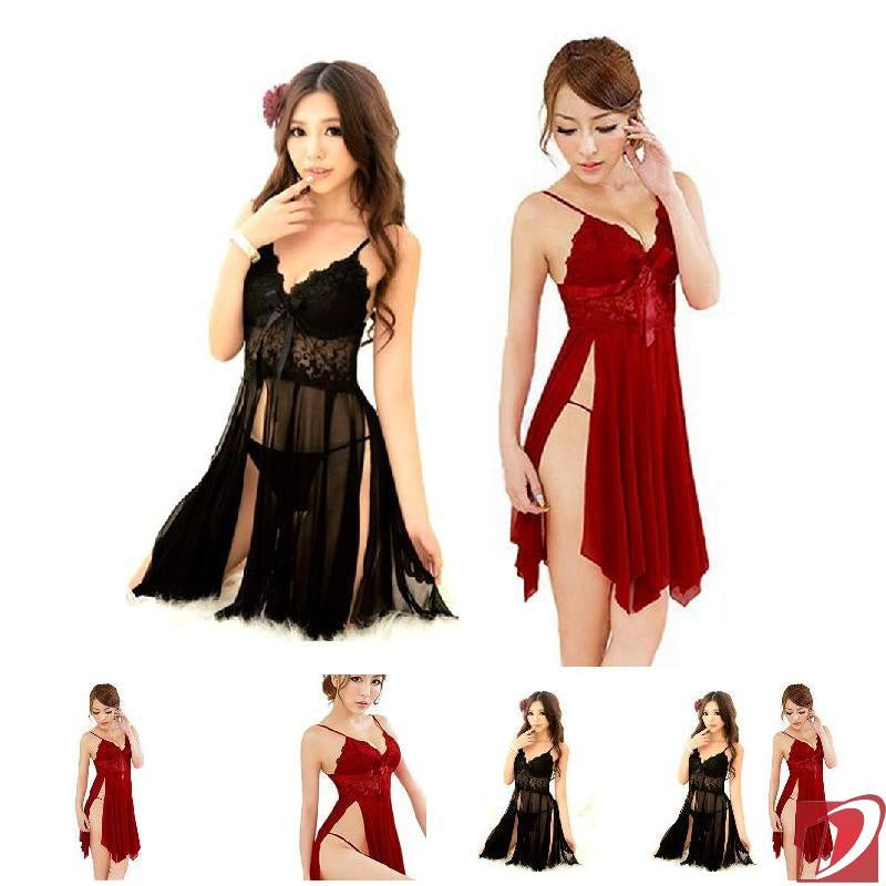Robe Lingerie Sleepwear Sex Nightgowns Sexy Nightdress Pajamas For Wear